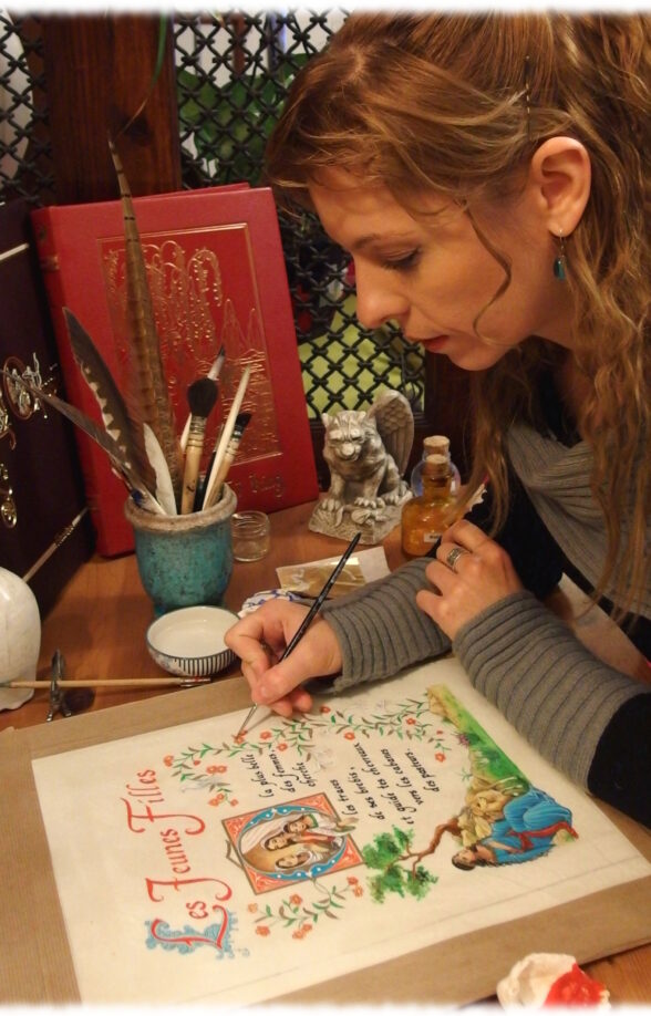 Elisabeth Baillié, enlumineur