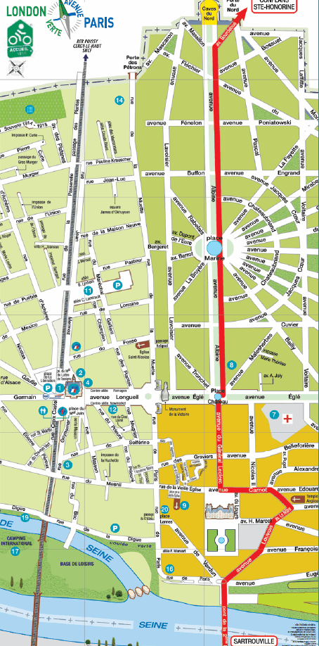 Plan Avenue-verte Maisons-Laffitte