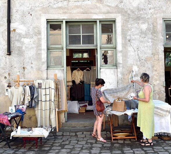 Production de tissage artisanal