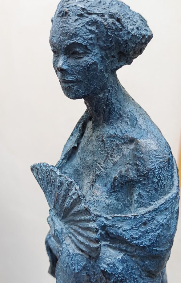 femme à l'éventail