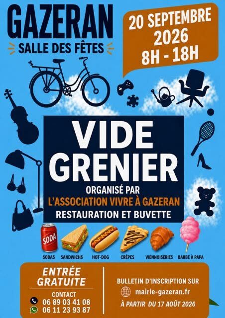 Vide-greniers à Gazeran_Gazeran