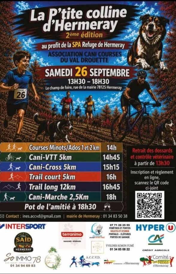 Canicross Solidaire au profit de la SPA d'Hermeray_Hermeray