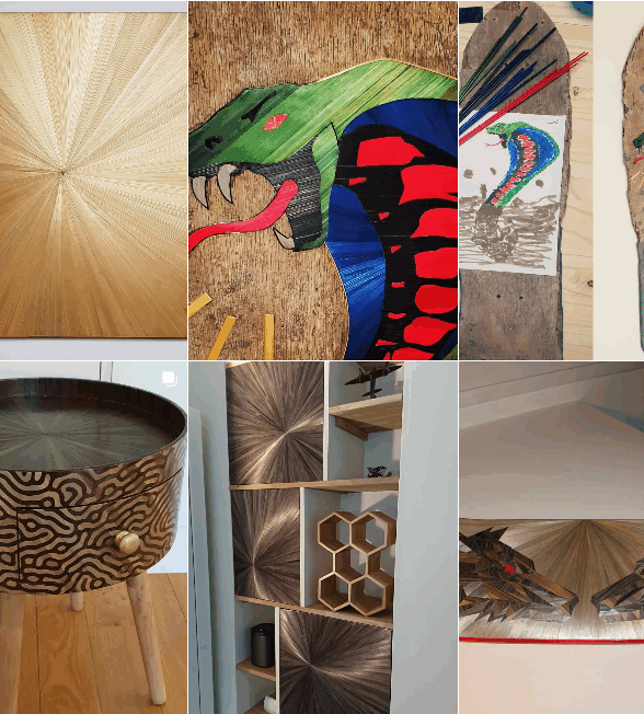 Amandine Pagnon, atelier de Marqueterie de Paille_Saint-Germain-en-Laye