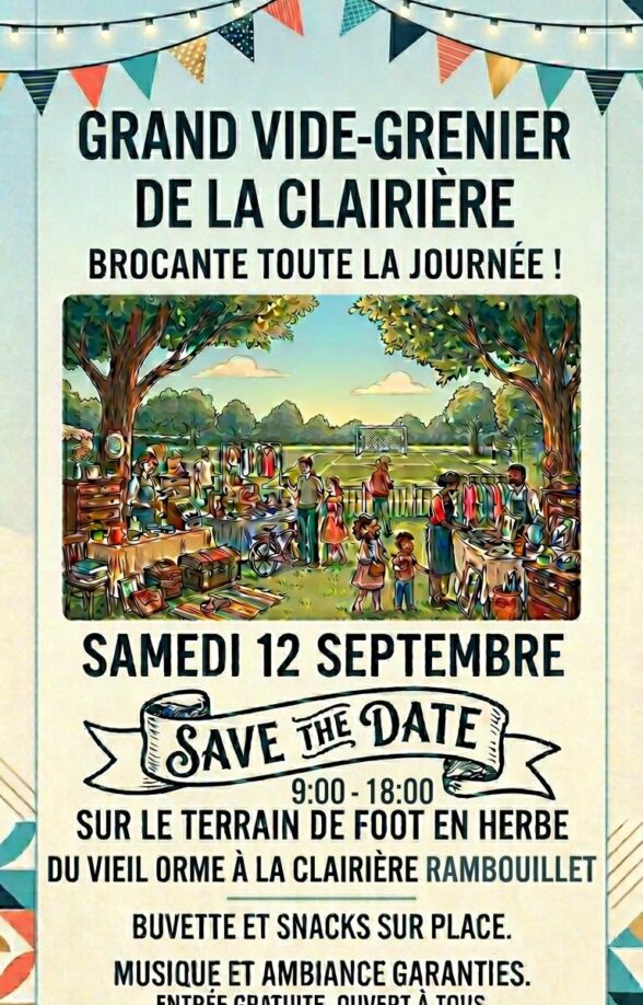 Grand vide-greniers de la Clairière_Rambouillet