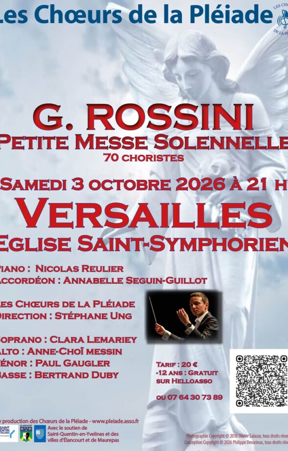 Eglise Saint-Symphorien - Concert : La Petite Messe Solennelle de Gioachino Rossini_Versailles