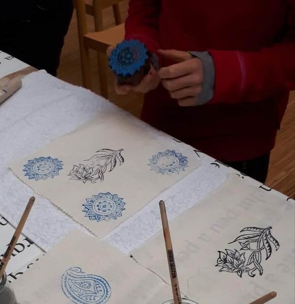 Journée Européennes du Patrimoine - Musée de la Toile de Jouy - Atelier famille imprime ton motif cachemire !_Jouy-en-Josas