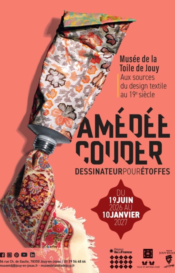 Musée de la Toile de Jouy - Exposition "AMÉDEE COUDER : Dessinateur pour étoffes."_Jouy-en-Josas