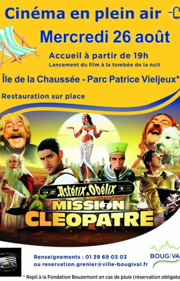 Cinéma en plein air : Astérix et Obélix – Mission Cléopâtre_Bougival