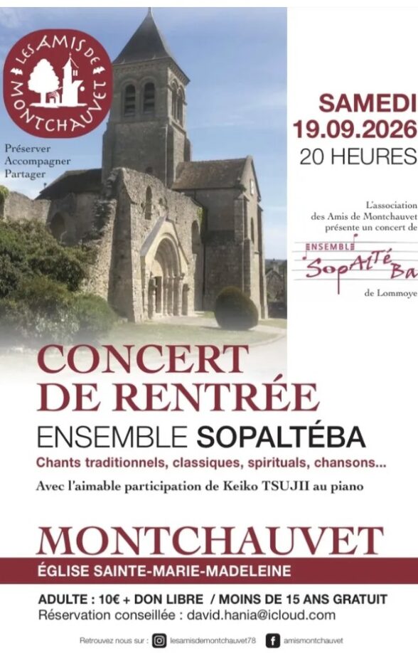 JEP - Concert de rentrée de l’Ensemble Sopaltéba de Lommoye_Montchauvet