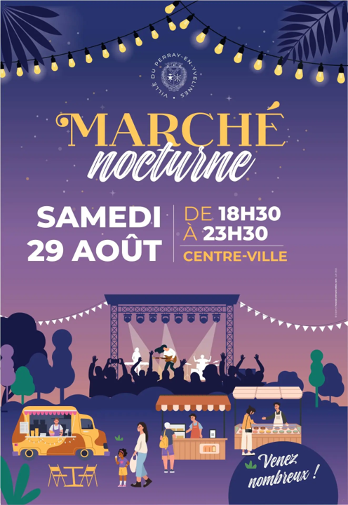 Marché nocturne_Le Perray-en-Yvelines