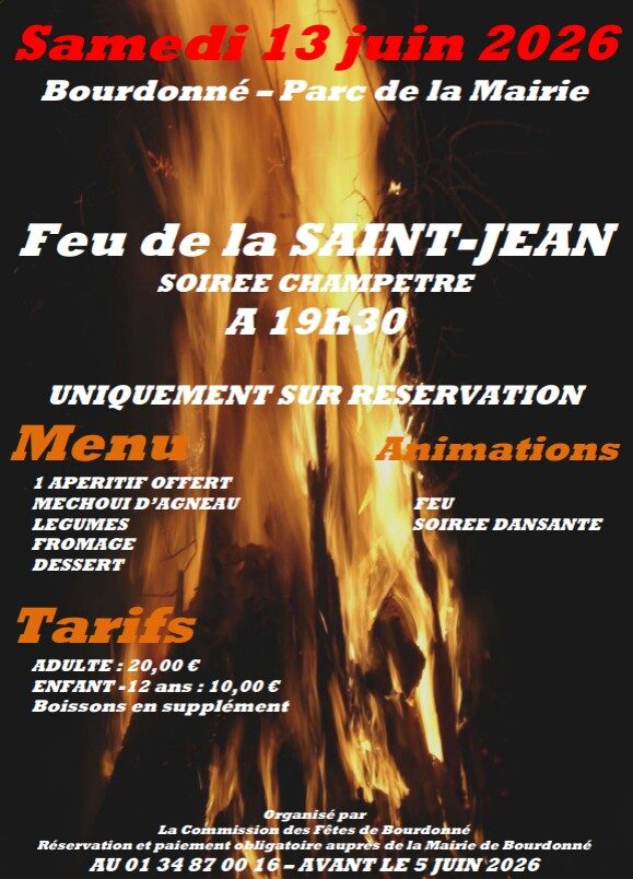 Feu de la St-Jean à Bourdonné_Bourdonné
