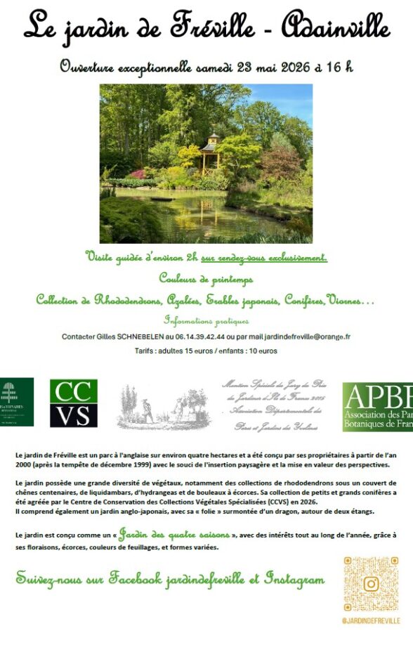 Visite du jardin de Fréville_Adainville