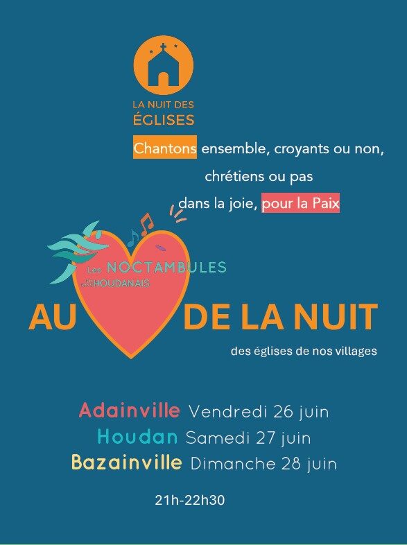 Concert des noctambules à l'église d'Adainville_Adainville