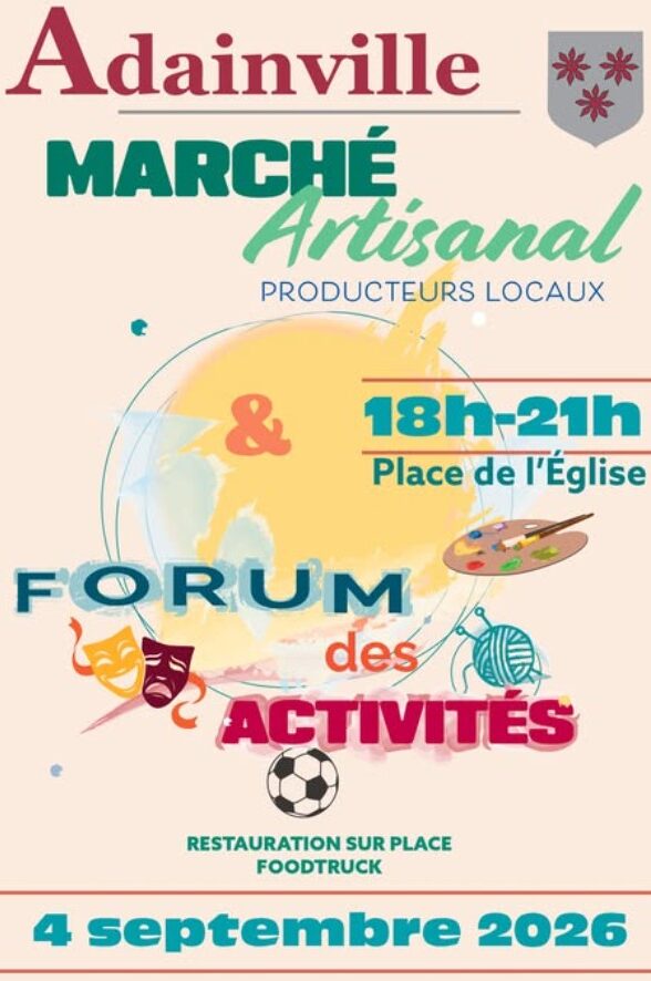 Marché artisanal des producteurs locaux et forum des activités_Adainville