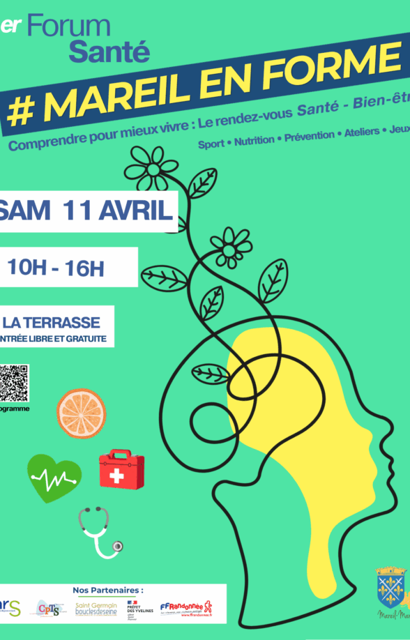 Affiche Forum Santé Mareil en Forme