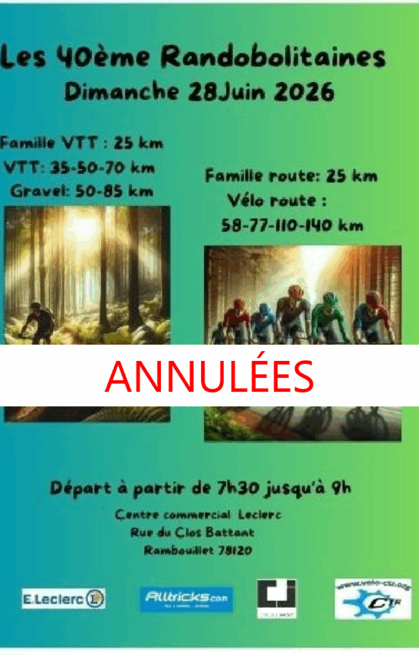 Les 40ème randobolitaines_Rambouillet